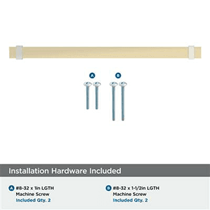 10-1/16" Overton Cabinet Pull, Matte Black/Polished Chrome Alt 1 - Image