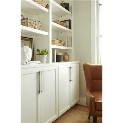 10-1/16" Overton Cabinet Pull, Matte Black/Polished Chrome Alt 4 - Image