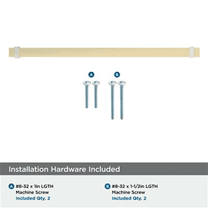 12-5/8" Ovaerton Cabinet Pull, Brushed Matte Black/Satin Nickel Alt 2 - Image