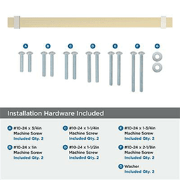 12" Overton Appliance Pull, Brushed Matte Black/Satin Nickel Alt 1 - Image