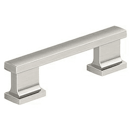 3" Triomphe Cabinet Pull, Satin Nickel Main - Image