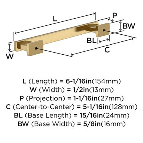 5-1/16" Triomphe Cabinet Pull, Satin Nickel Alt 1 - Image
