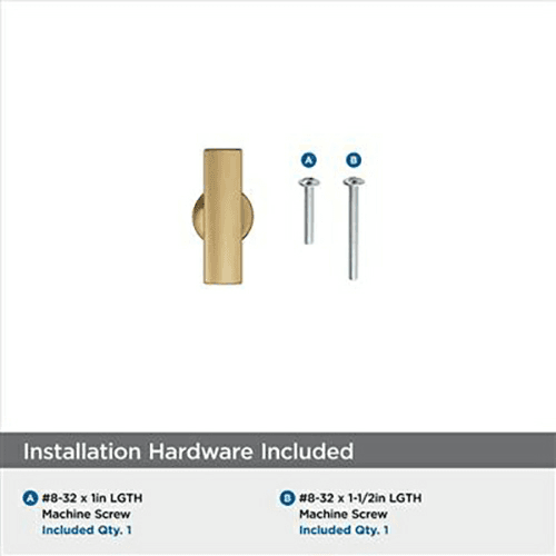 1-3/4" Everett Cabinet T-Knob, Satin Nickel Alt 4 - Image