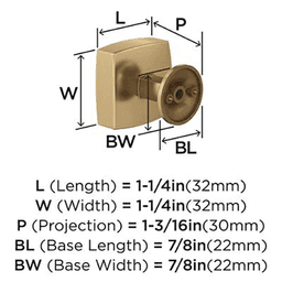 1-1/4" Everett Cabinet Knob, Matte Black Alt 3 - Image