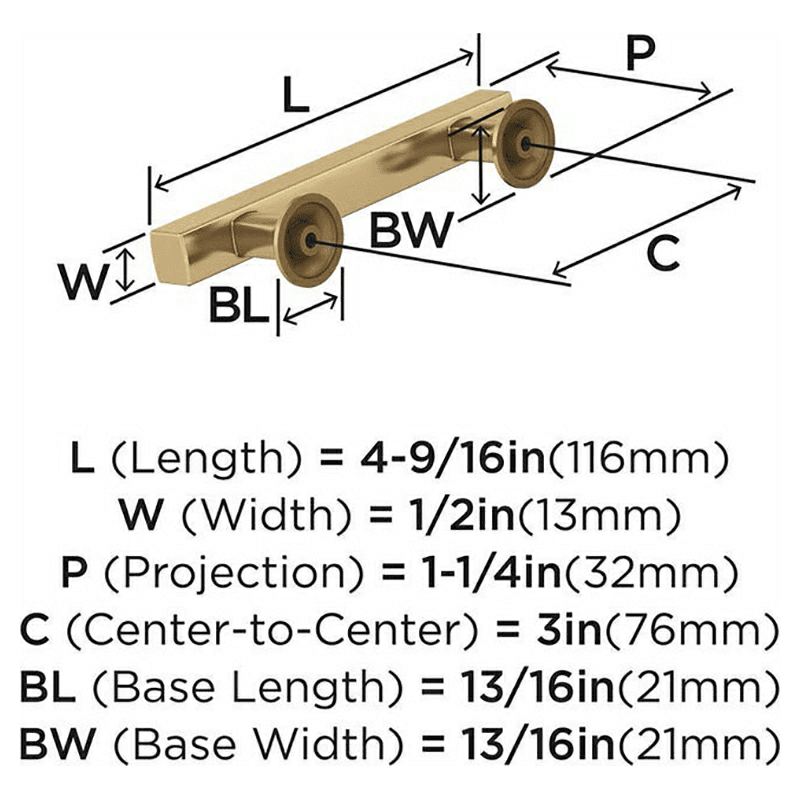 3" Everett Cabinet Pull, Satin Nickel Alt 2 - Image