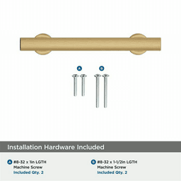 3-3/4" Everett Cabinet Pull, Champagne Bronze Alt 3 - Image