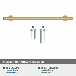 8-13/16" Everett Cabinet Pull, Satin Nickel Alt 3 - Image