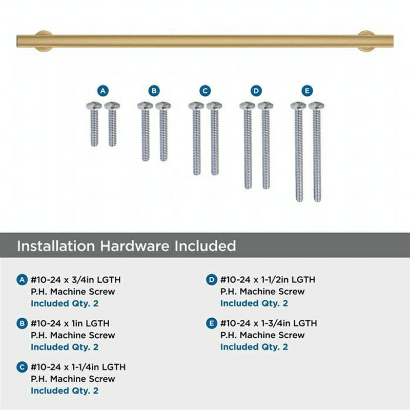 18" Everett Appliance Pull, Golden Champagne Alt 3 - Image