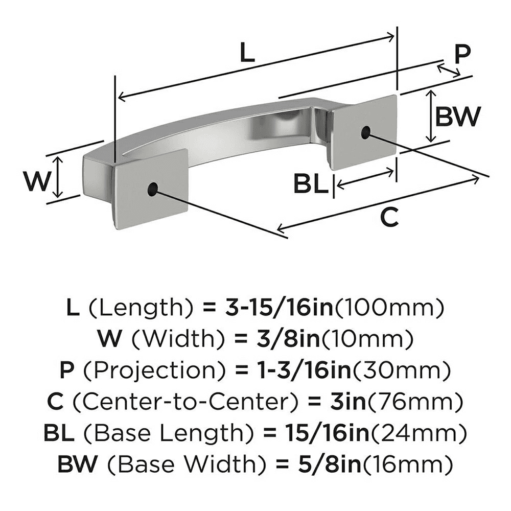 3" Incisive Cabinet Pull, Oil-Rubbed Bronze Alt 3 - Image