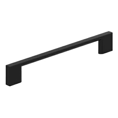 6-5/16" Cityscape Cabinet Pull, Matte Black Main - Image