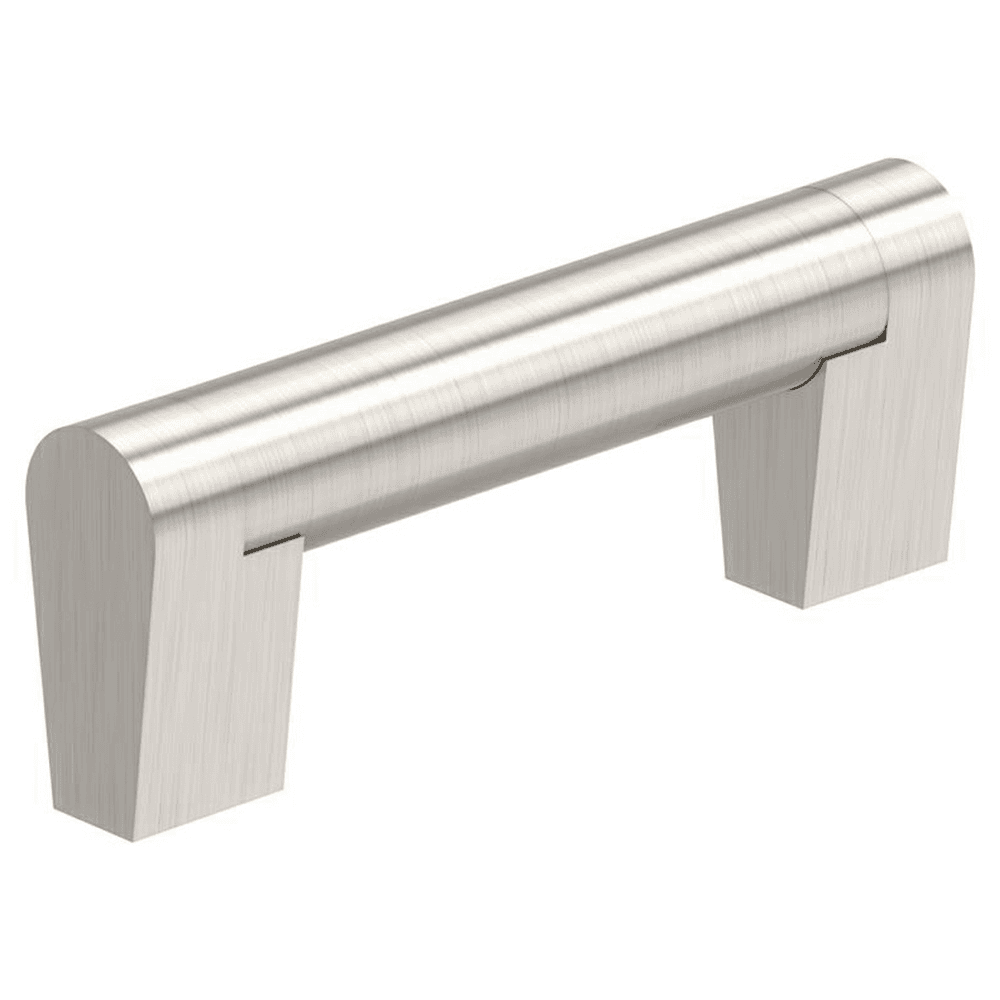 3" Composite Cabinet Pull, Satin Nickel Main - Image
