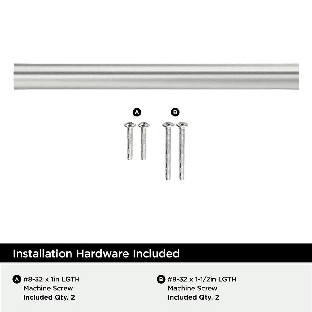 6-5/16" Composite Cabinet Pull, Satin Nickel Alt 4 - Image