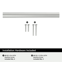6-5/16" Composite Cabinet Pull, Satin Nickel Alt 4 - Image