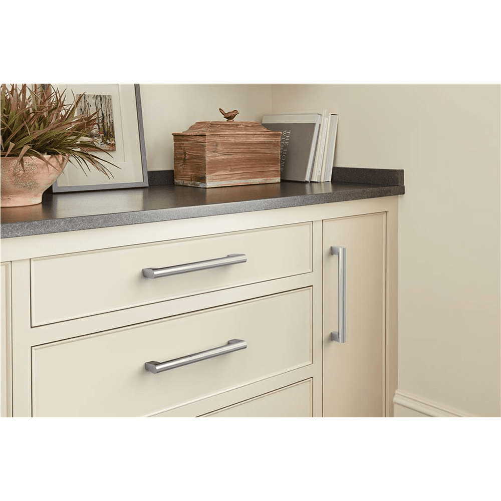 7-9/16" Composite Cabinet Pull, Satin Nickel Alt 2 - Image