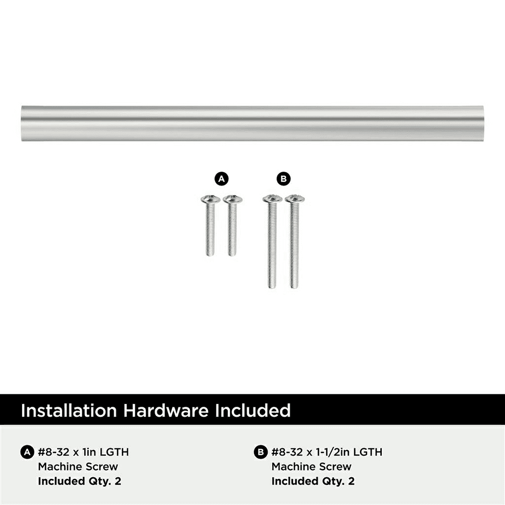 7-9/16" Composite Cabinet Pull, Satin Nickel Alt 4 - Image