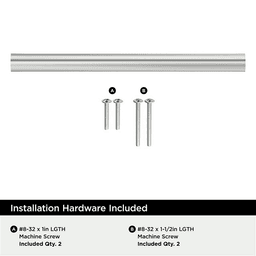 7-9/16" Composite Cabinet Pull, Satin Nickel Alt 4 - Image