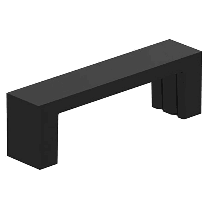 3" Agument Cabinet Pull, Matte Black Main - Image