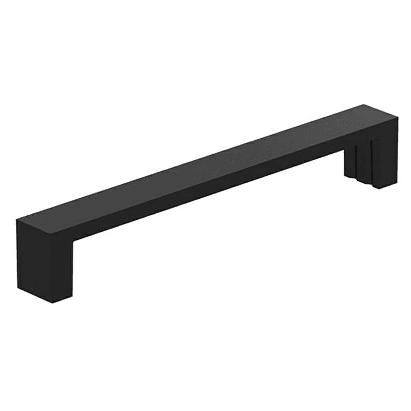 6-5/16" Agument Cabinet Pull, Matte Black Main - Image