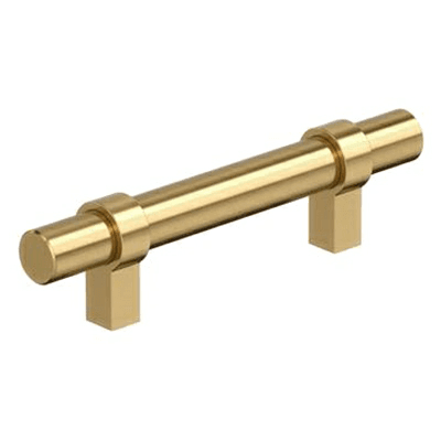 3" Central Bar Pull, Champagne Bronze Main - Image