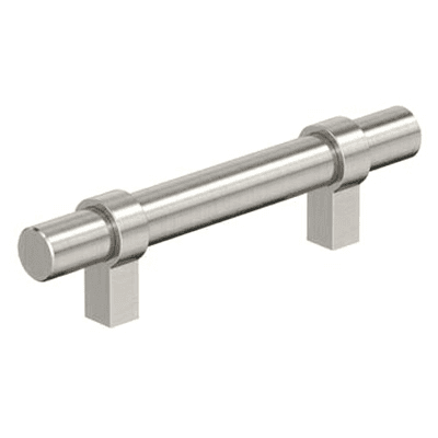 3" Central Bar Pull, Satin Nickel Main - Image