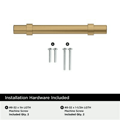 3-3/4" Central Bar Pull, Champagne Bronze Alt 3 - Image