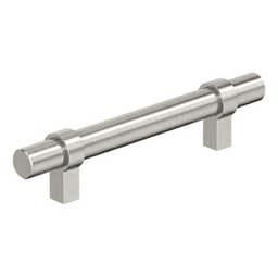 3-3/4" Central Bar Pull, Satin Nickel Main - Image