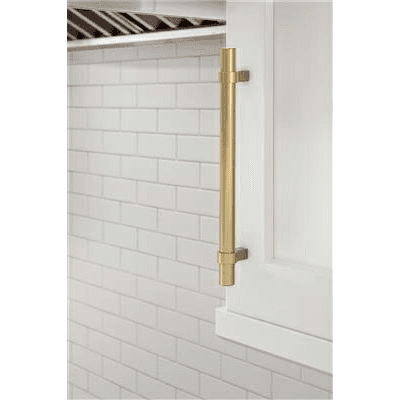 6-5/16" Central Bar Pull, Matte Black Alt 1 - Image