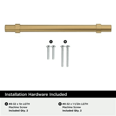 6-5/16" Central Bar Pull, Matte Black Alt 3 - Image