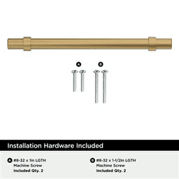 6-5/16" Central Bar Pull, Matte Black Alt 3 - Image