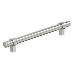 6-5/16" Central Bar Pull, Satin Nickel Main - Image