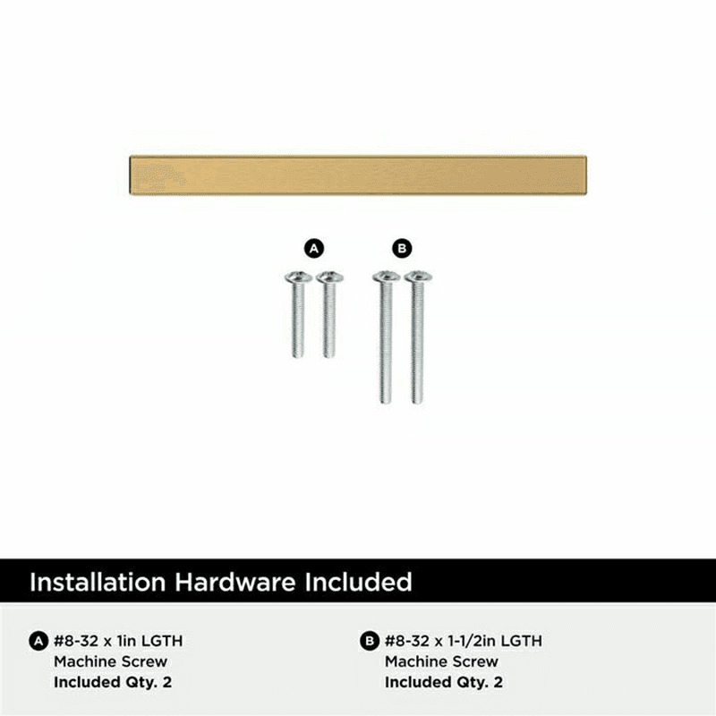 3" Bar Pulls Square Cabinet Pull, Champagne Bronze Alt 3 - Image