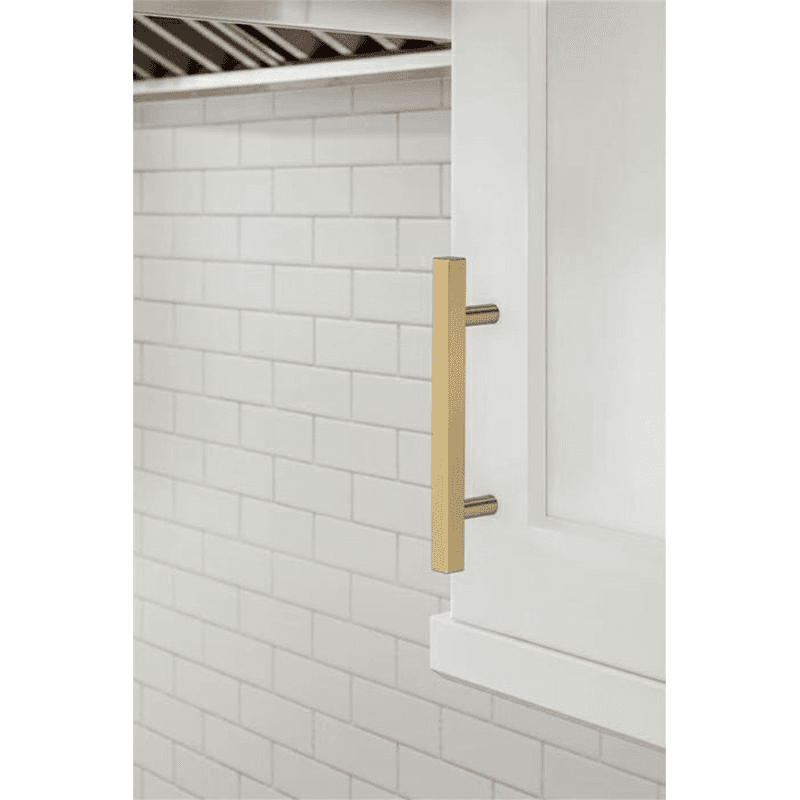 3-3/4" Bar Pulls Square Cabinet Pull, Satin Nickel Alt 1 - Image