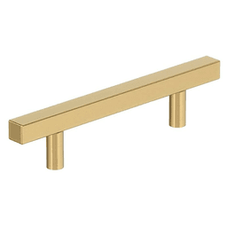 3-3/4" Bar Pulls Square Cabinet Pull, Champagne Bronze Main - Image