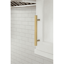 5-1/16" Bar Pulls Square Cabinet Pull, Champagne Bronze Alt 1 - Image