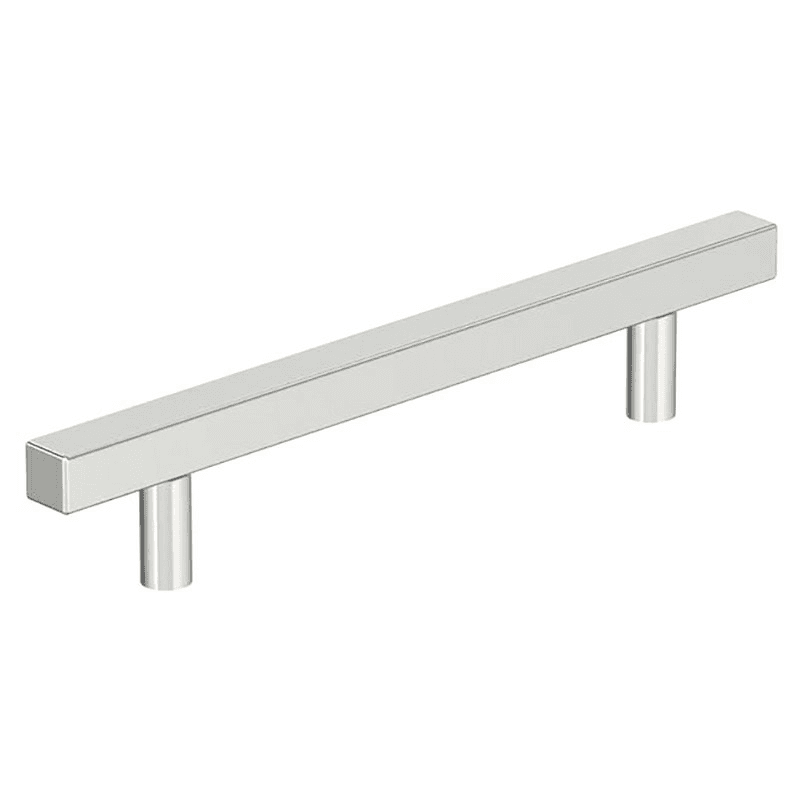 5-1/16" Bar Pulls Square Cabinet Pull, Polished Chrome Main - Image