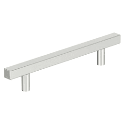 5-1/16" Bar Pulls Square Cabinet Pull, Polished Chrome Main - Image