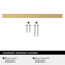 5-1/16" Bar Pulls Square Cabinet Pull, Champagne Bronze Alt 3 - Image