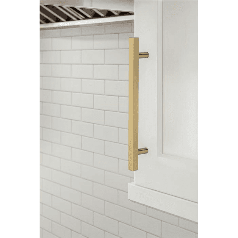 6-5/16" Bar Pulls Square Cabinet Pull, Matte Black Alt 1 - Image