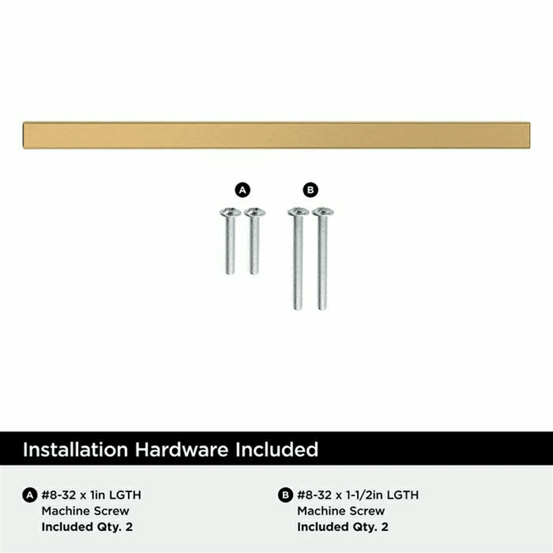 6-5/16" Bar Pulls Square Cabinet Pull, Matte Black Alt 3 - Image