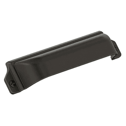 3" x 3-3/4" Haven Cup Pull, Oil-Rubbed Bronze Main - Image