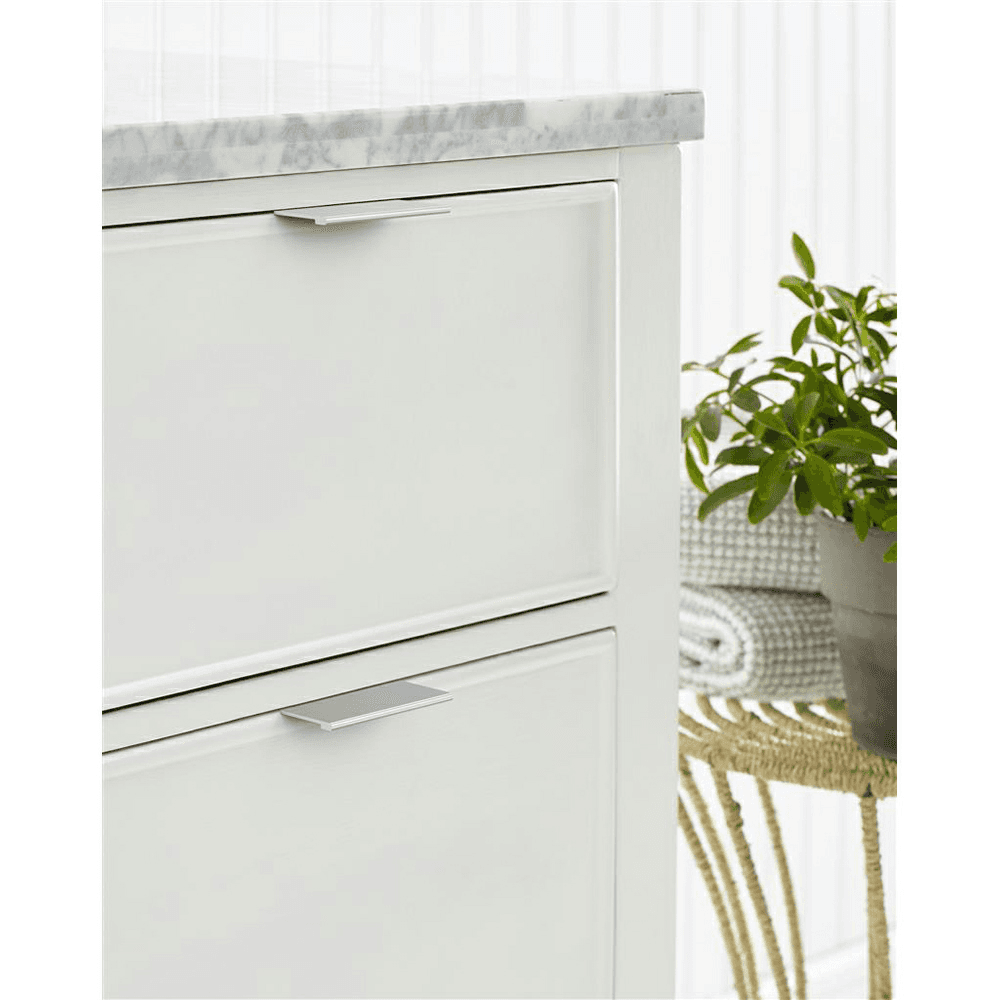 2-3/16" Streamline II Cabinet Edge Pull, Satin Nickel Alt 2 - Image