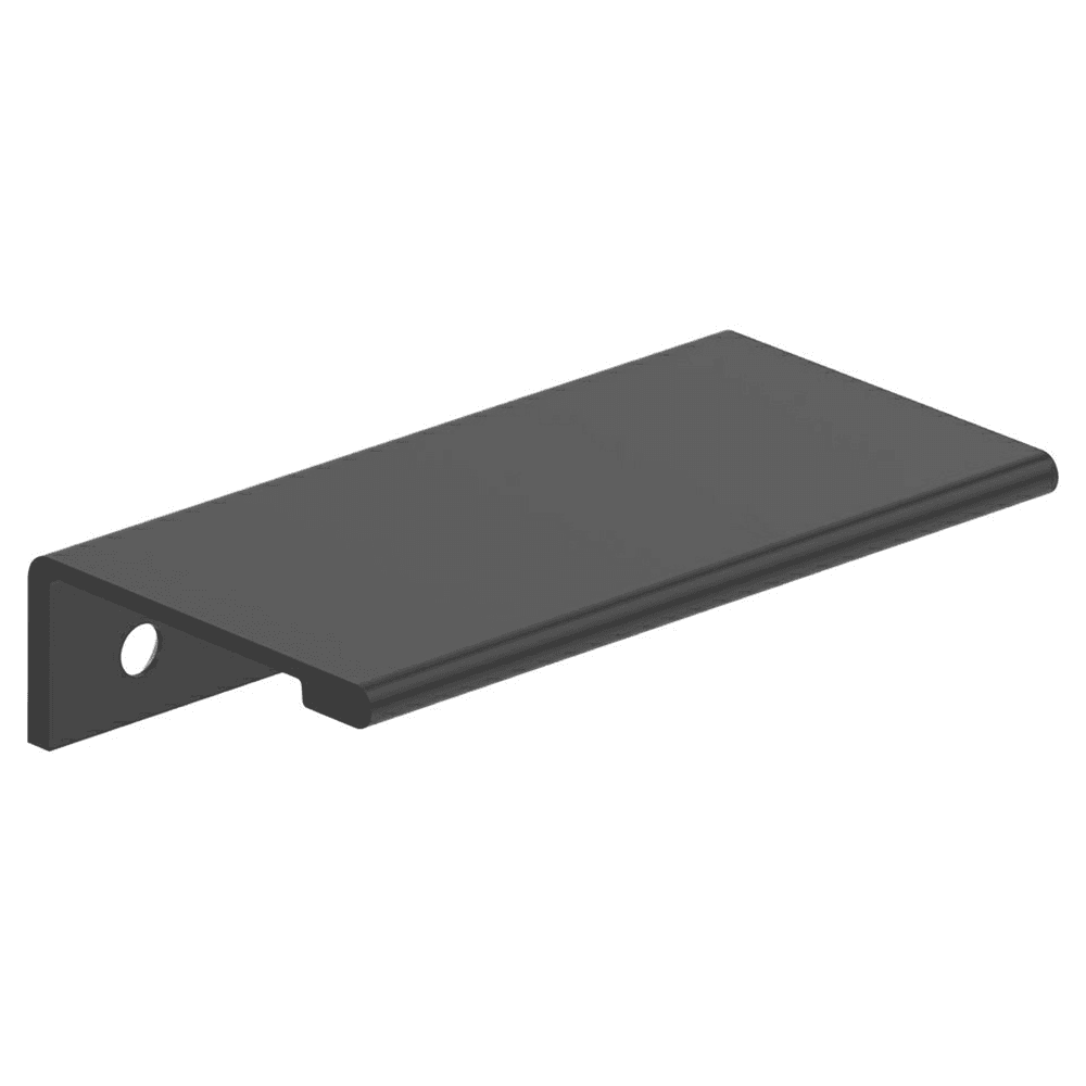 2-3/16" Streamline II Cabinet Edge Pull, Matte Black Main - Image