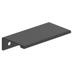 2-3/16" Streamline II Cabinet Edge Pull, Matte Black Main - Image