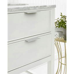 3-3/16" Streamline II Cabinet Edge Pull, Matte Black Alt 2 - Image