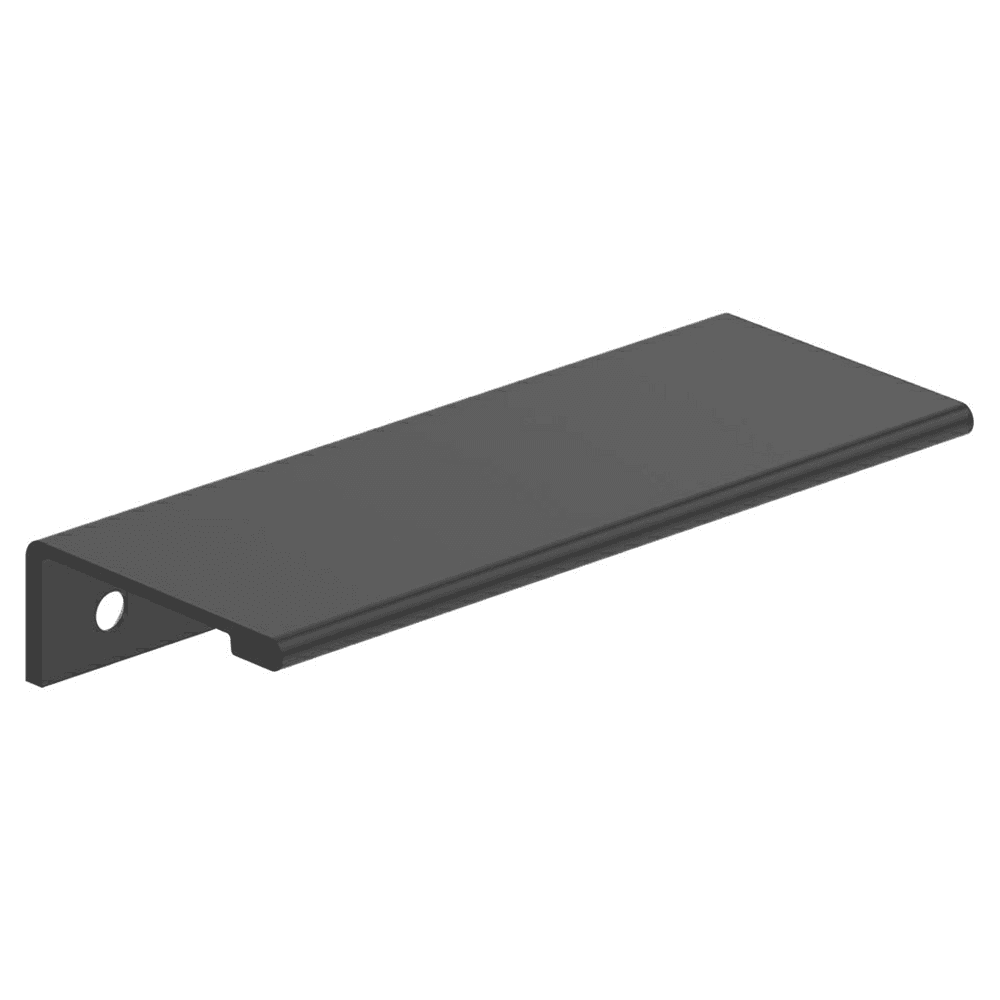 3-3/16" Streamline II Cabinet Edge Pull, Matte Black Main - Image