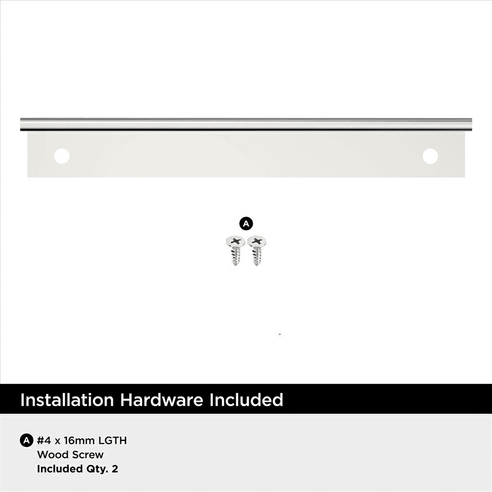 4-3/16" Streamline II Cabinet Edge Pull, Satin Nickel Alt 4 - Image