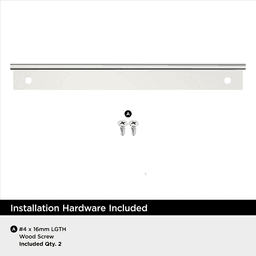 5-3/16" Streamline II Cabinet Edge Pull, Matte Black Alt 4 - Image