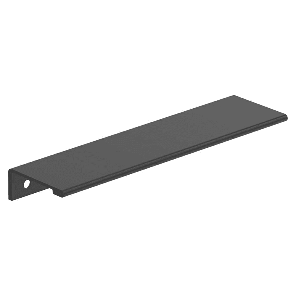 5-3/16" Streamline II Cabinet Edge Pull, Matte Black Main - Image