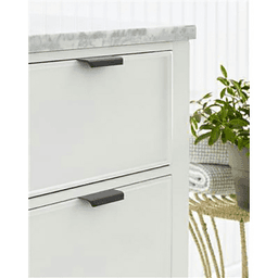 1" Streamline Tab Edge Pull, Champagne Bronze Alt 1 - Image