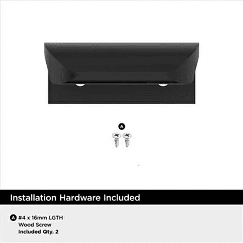 1" Streamline Tab Edge Pull, Champagne Bronze Alt 3 - Image